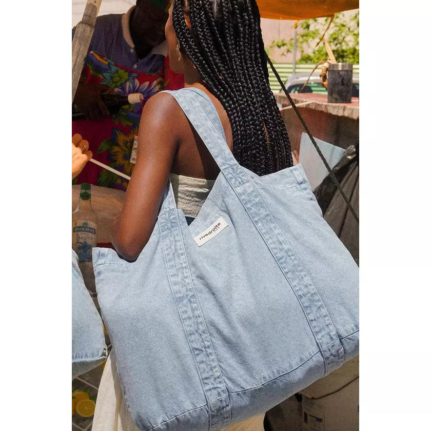 sac rivedroite xs denim delavé 