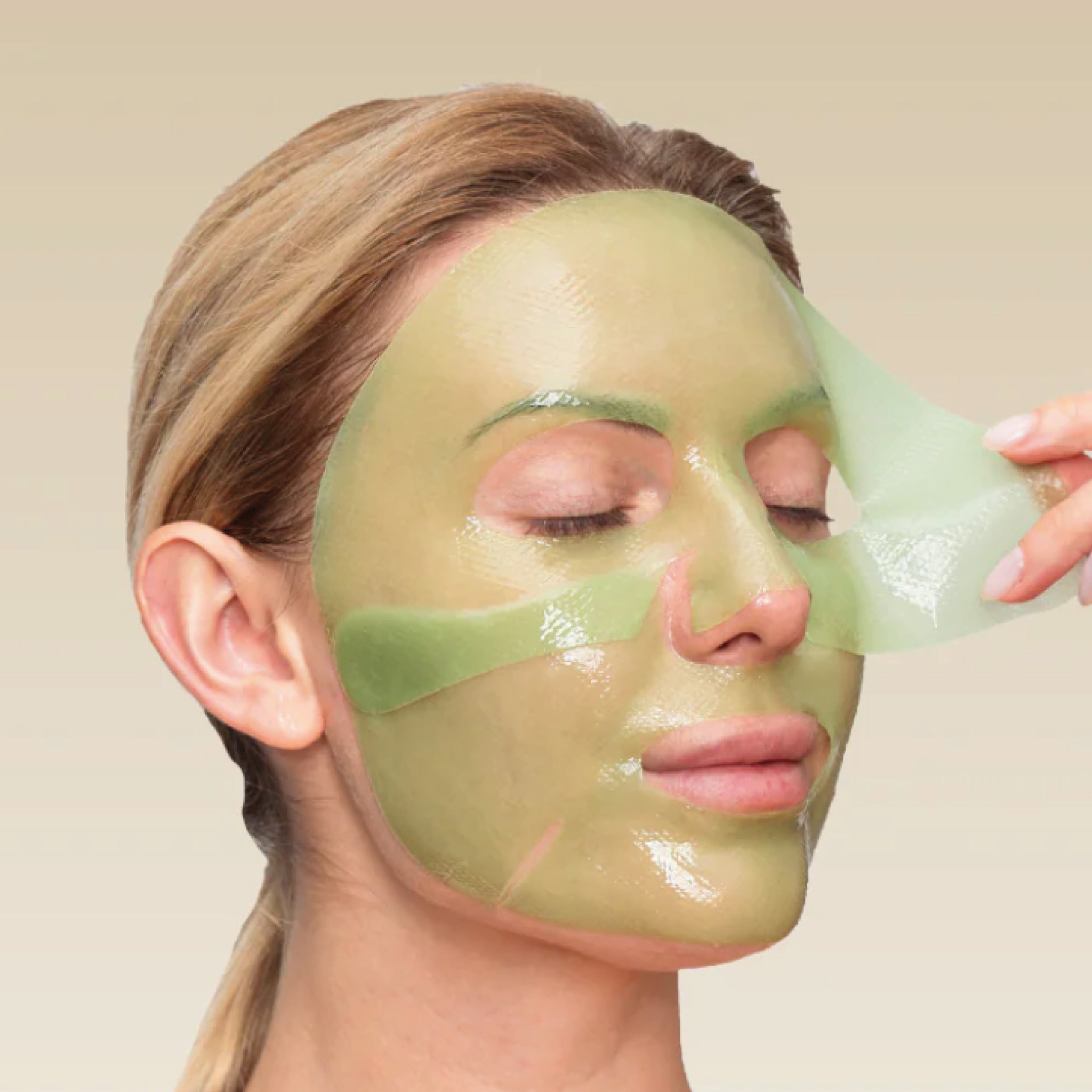ALOE / Masque Visage Hydrogel Hydratant +98% d'Origine Naturelle