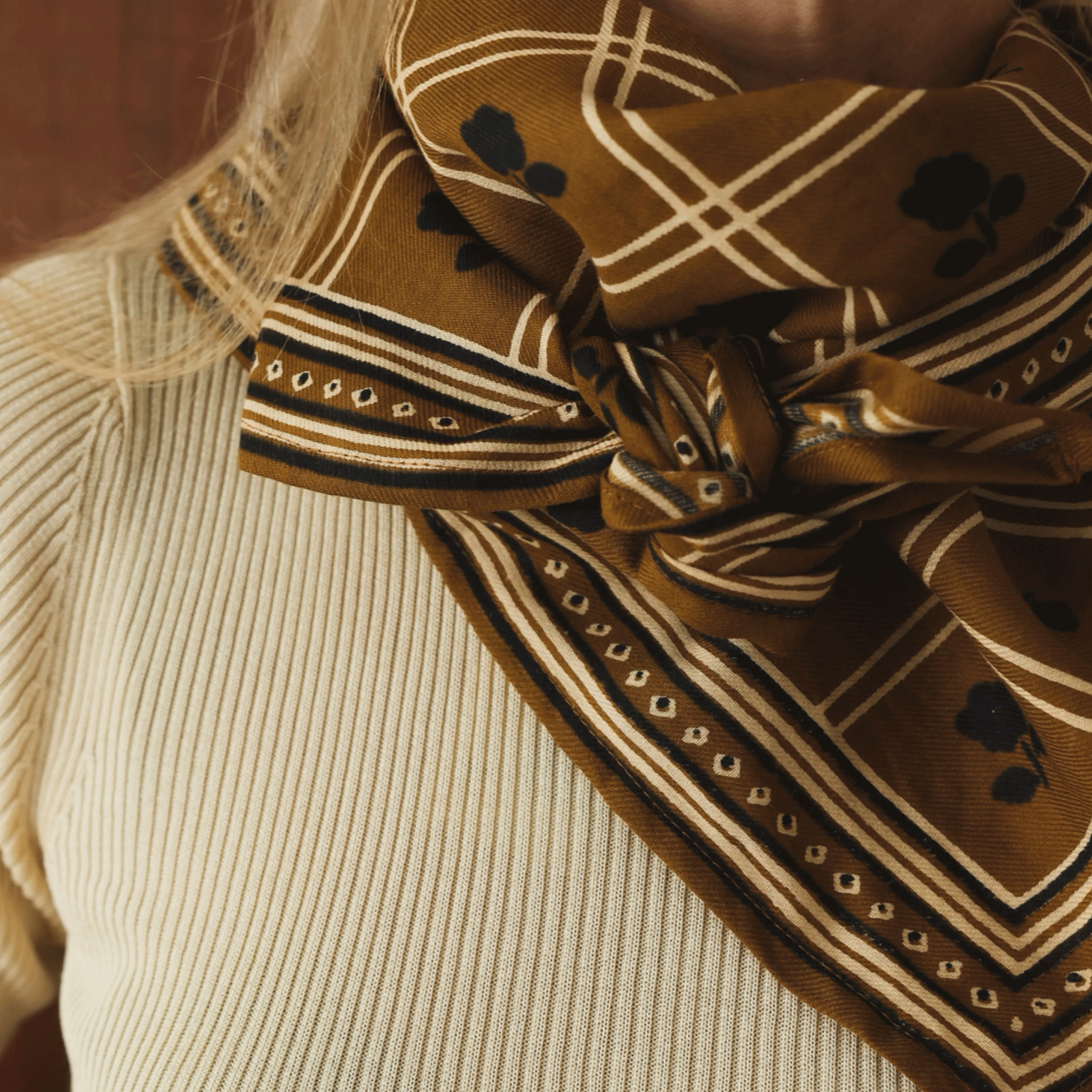 Grand foulard Sister Matcha