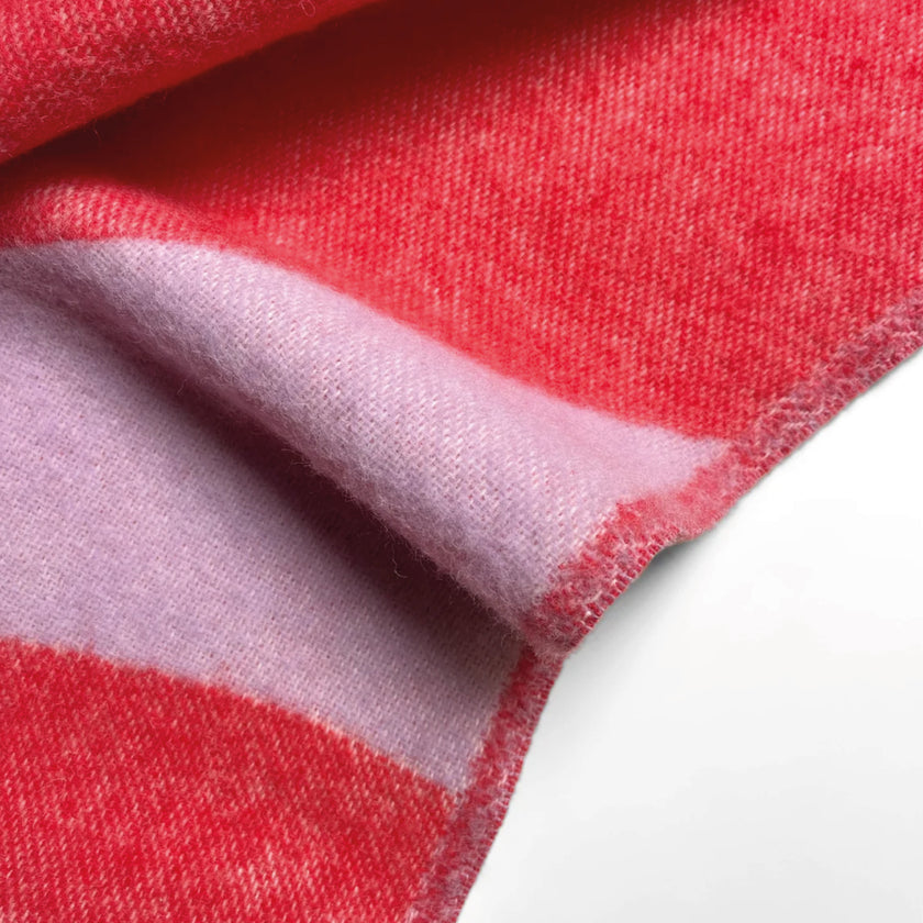 Plaid Swirl Lilac Scarlet - MAISON DEUX