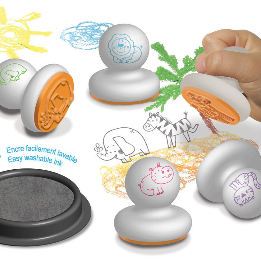 mes premiers tampons les animaux de la savane