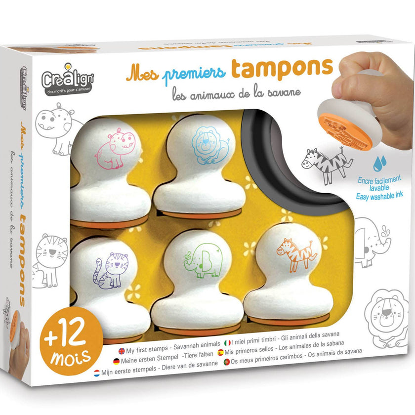 mes premiers tampons les animaux de la savane
