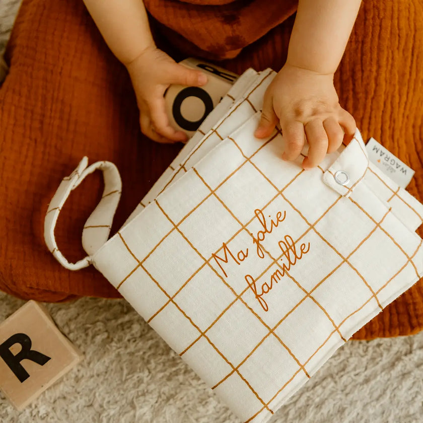 mini album photos grands carreaux