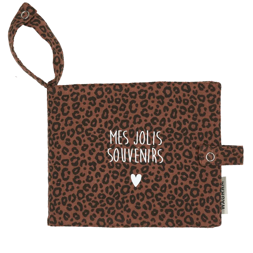 mini album photos léopard marron