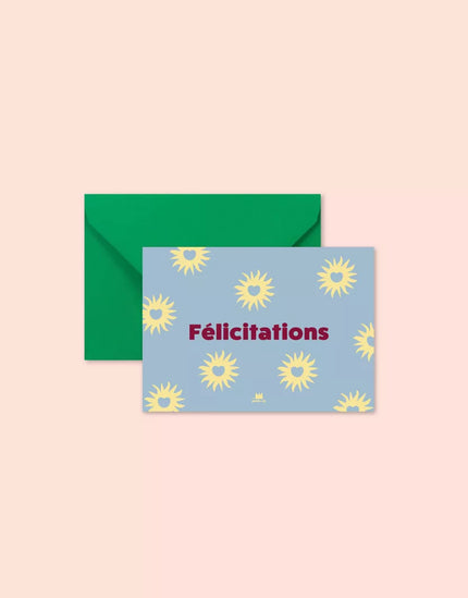 Mini carte ma petite vie felicitation
