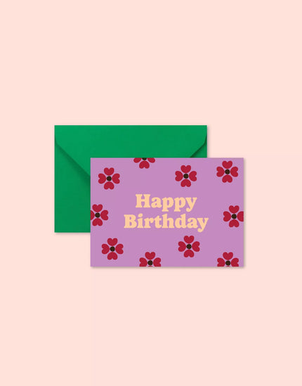 Mini carte happy birthday