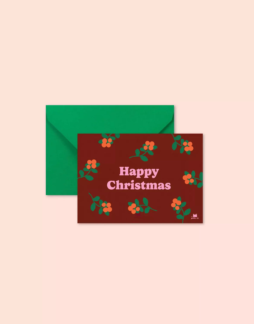 Mini carte Happy Christmas