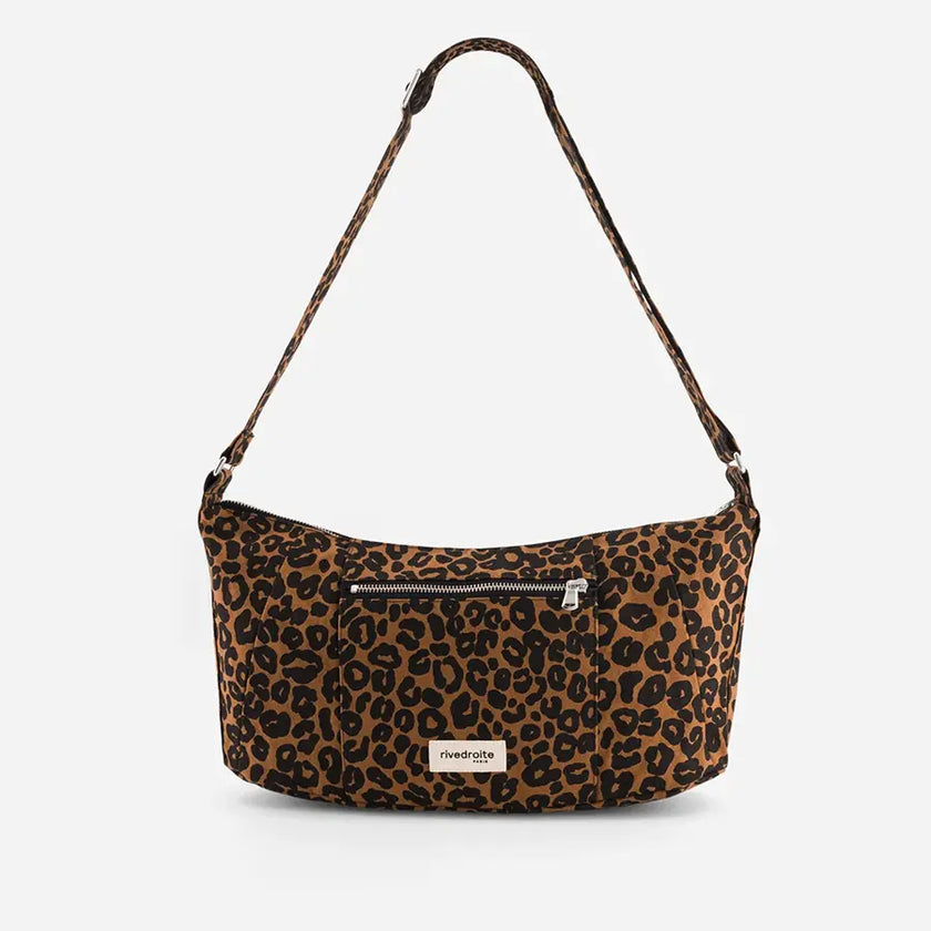 Mini sac en bandoulière léopard