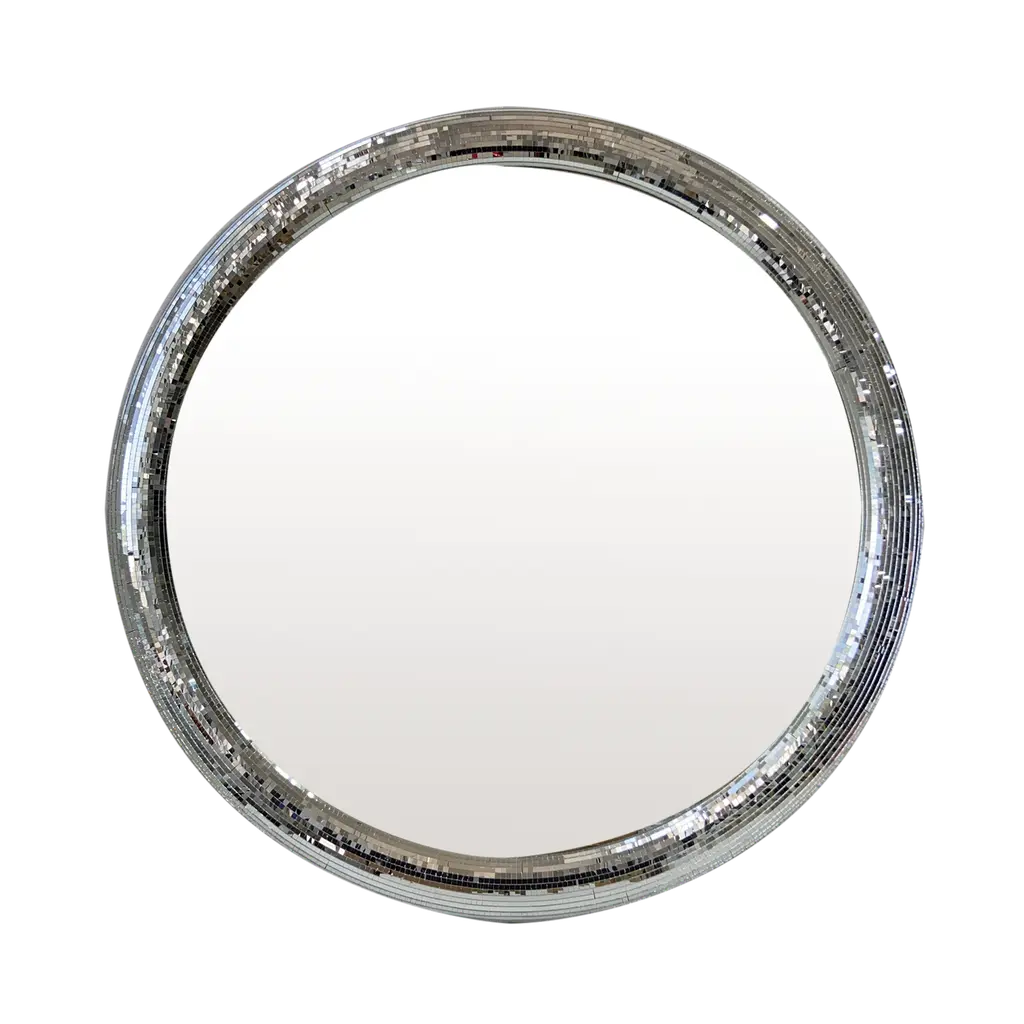 Miroir disco rond 