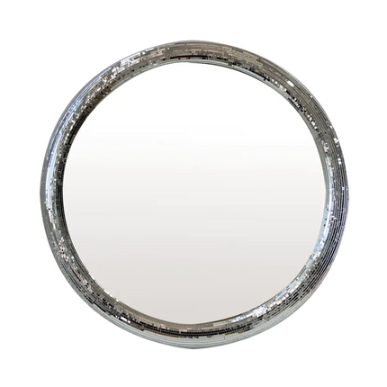 Miroir disco rond 