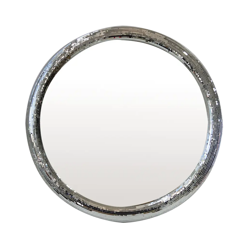 Miroir disco rond 