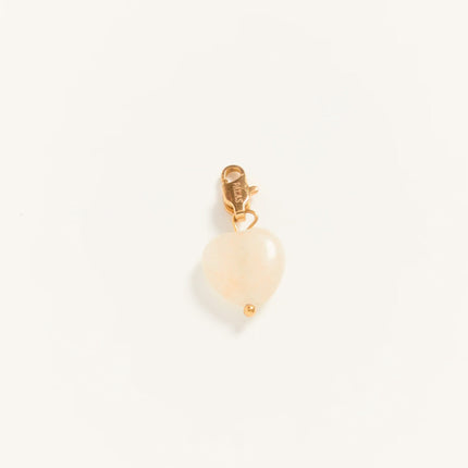 Charm Palas | Coeur Agat Misty Pink
