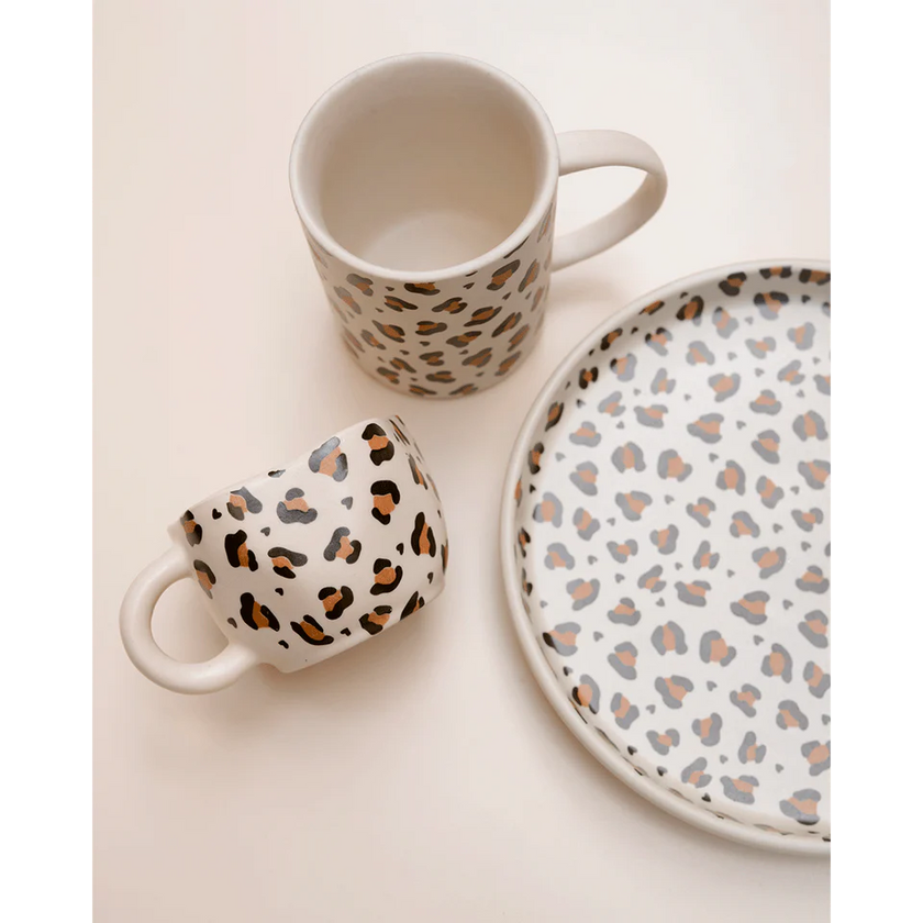 Mug ceramique leopard