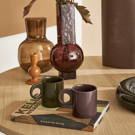 Mug couleur vert et aubergine Urban Nature Culture