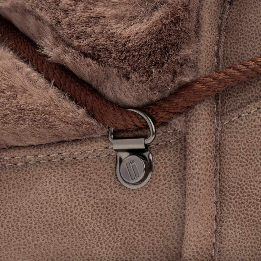 Boots fourrure marron