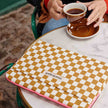 Housse d'ordinateur Octave damier 13/14' Rose in April