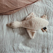 peluche oie sonore liva beige 