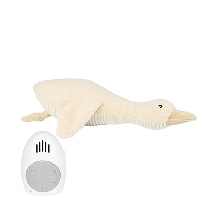peluche oie sonore liva beige 