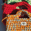 MINI SAC RENDEZ-VOUS | ORANGE-BLEU CLAIR