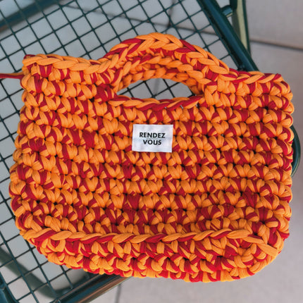 MINI SAC RENDEZ-VOUS | ORANGE-ROUGE