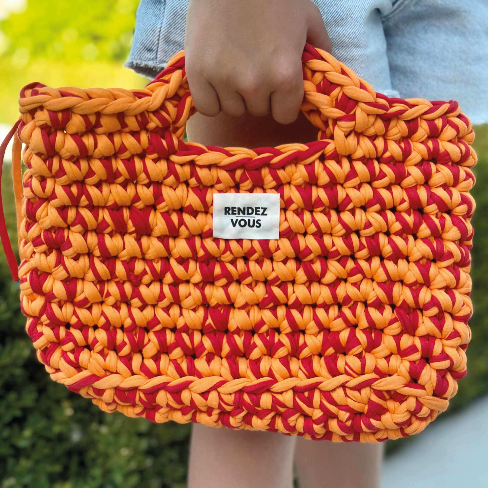 MINI SAC RENDEZ-VOUS | ORANGE-ROUGE
