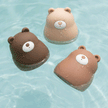 Trio d’oursons de bain en silicone