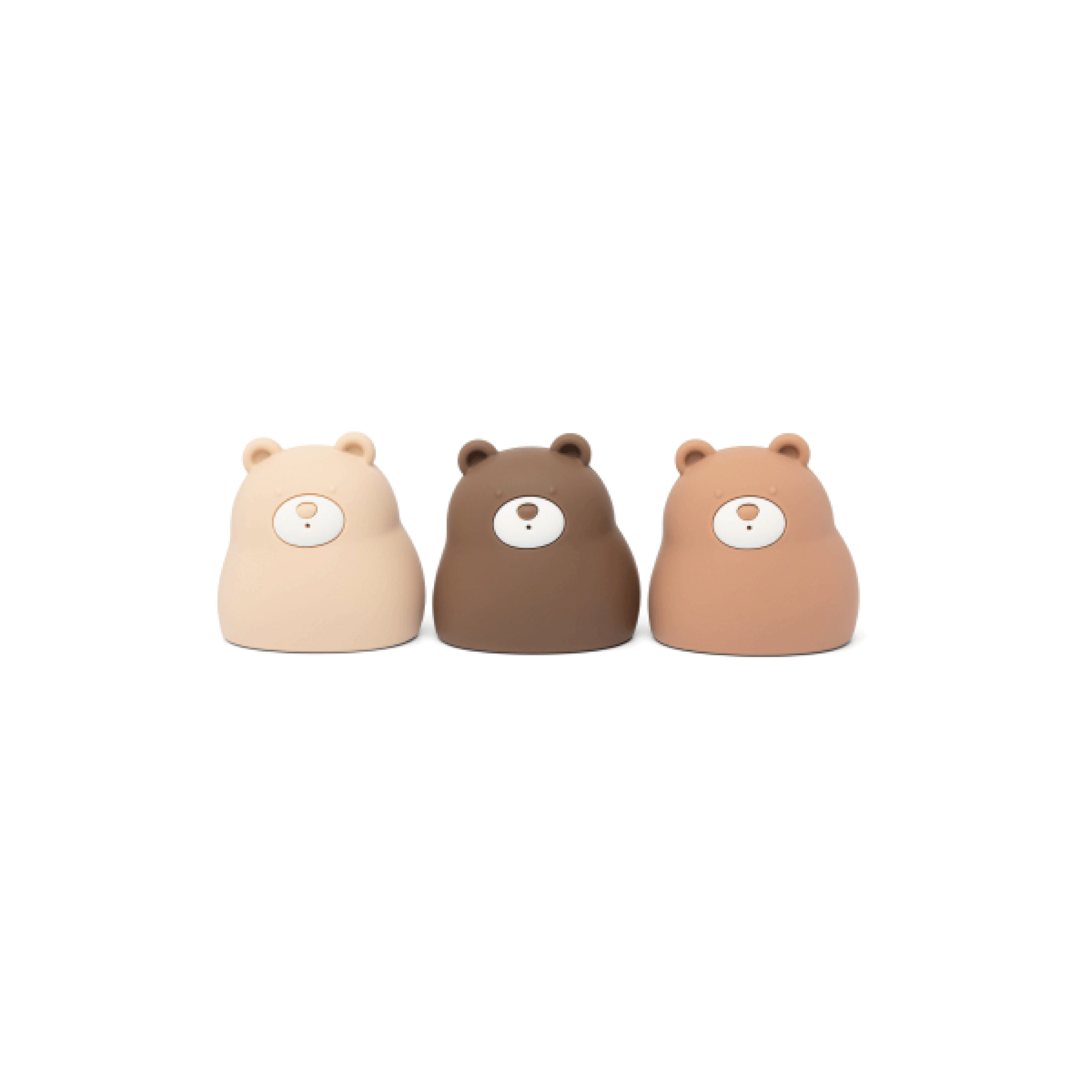 Trio d’oursons de bain en silicone
