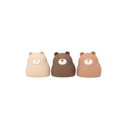 Trio d’oursons de bain en silicone
