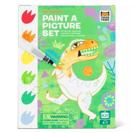 Paint picture tiger tribe dinosaurus