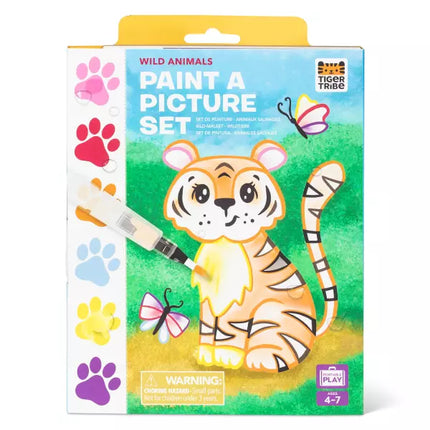 Paint a pictures animal tiger tribe