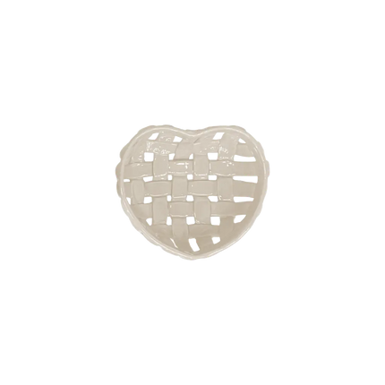 Panier cœur en céramique