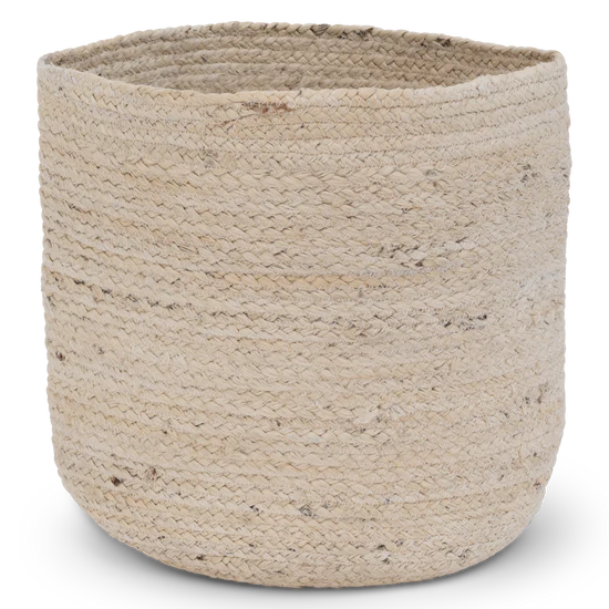 Panier de rangement en toile de jute