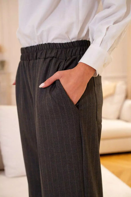 Pantalon Panel gris ligne Opullence