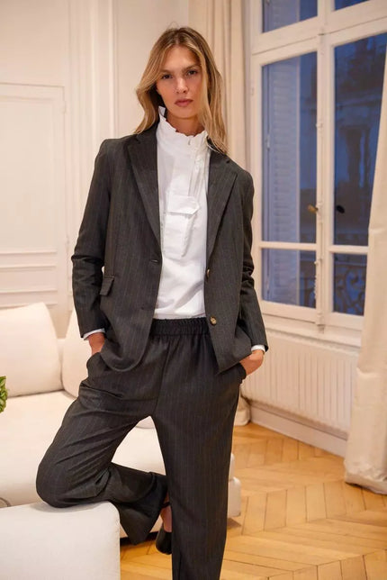 Pantalon Panel gris ligne Opullence