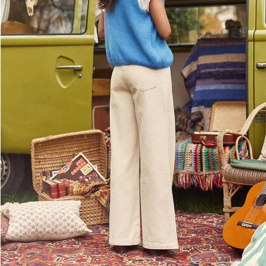 pantalon écru