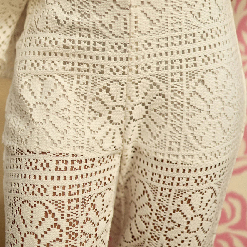 pantalon panama ecru