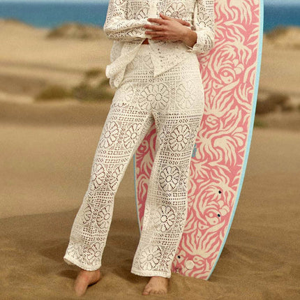 pantalon panama ecru