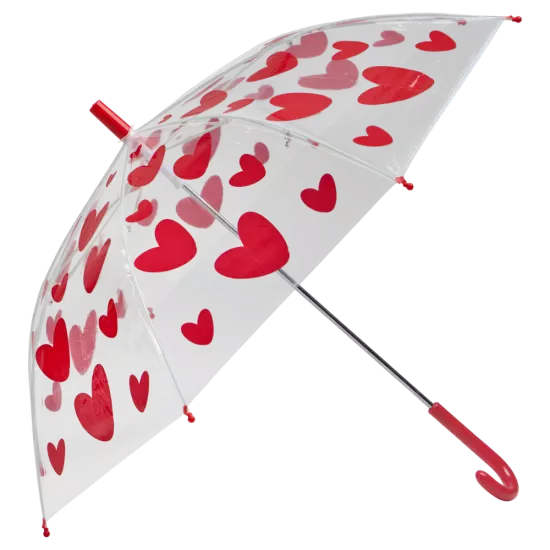 Parapluie Atelier Wagram coeur rouge