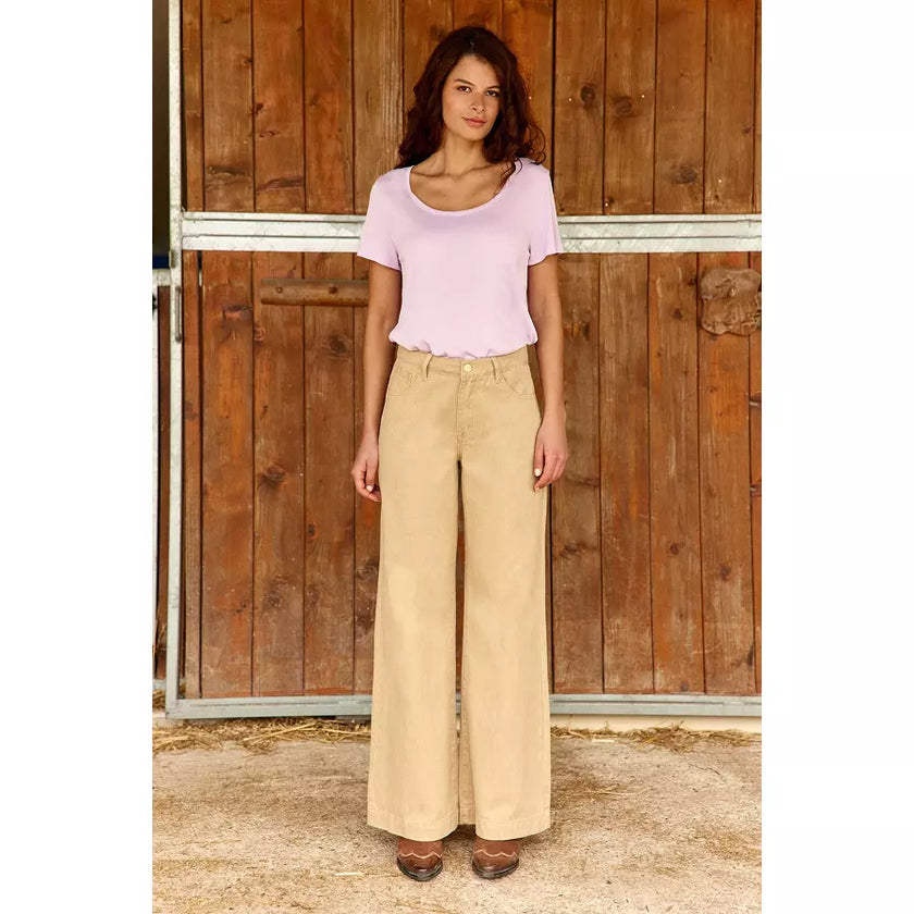 Pantalon beige la petite étoile 