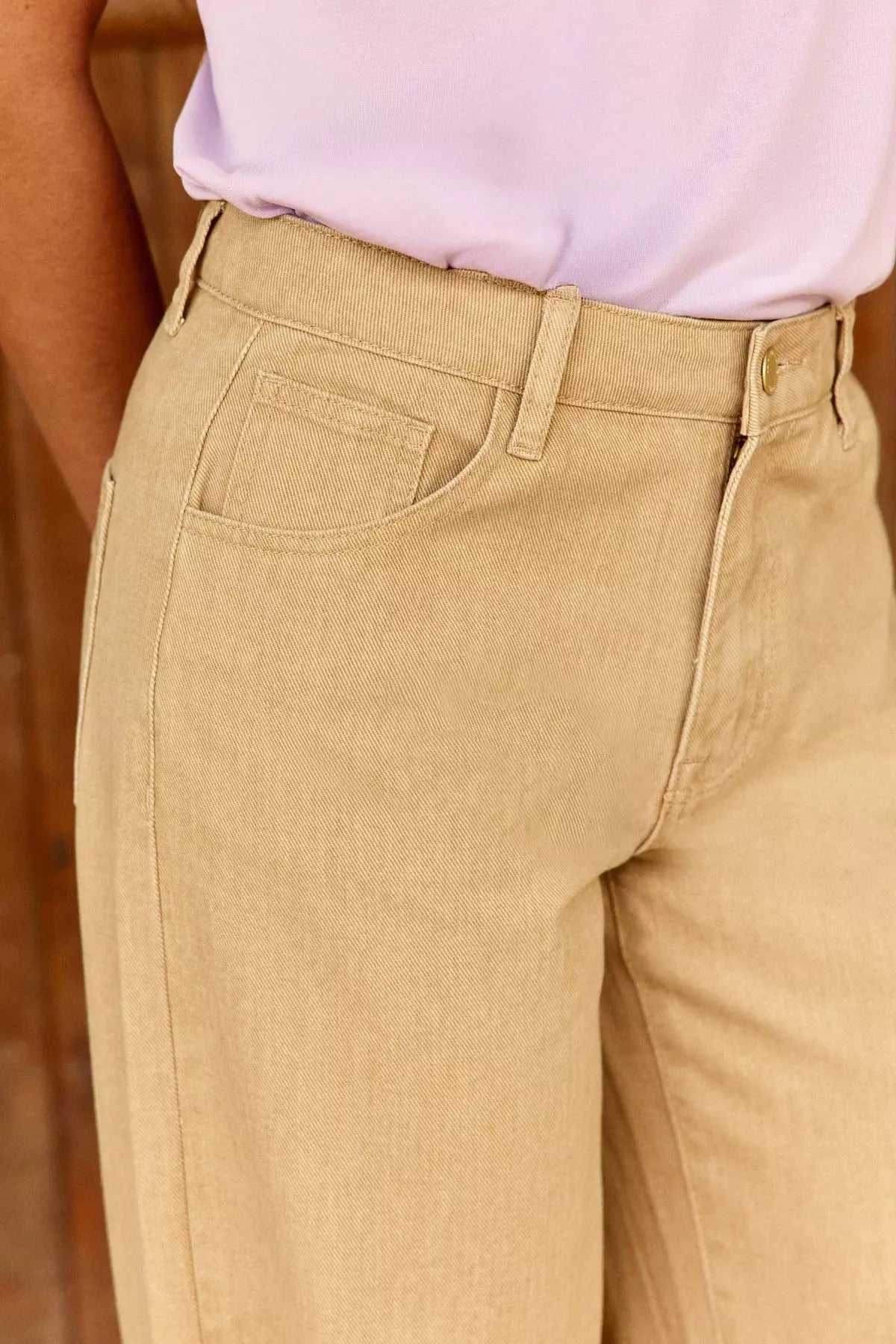 Pantalon beige la petite étoile 