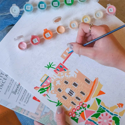 Peinture au numéro Barcelone La petite épicerie