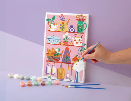 Peinture au numéro cote cuisine graine creative