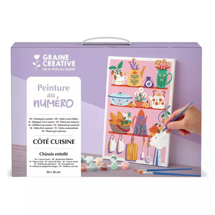 Peinture au numéro cote cuisine graine creative