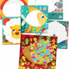 peinture aux doigts animaux colores