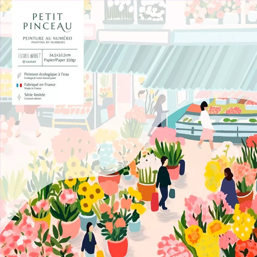 Kit de peinture au numero flower market