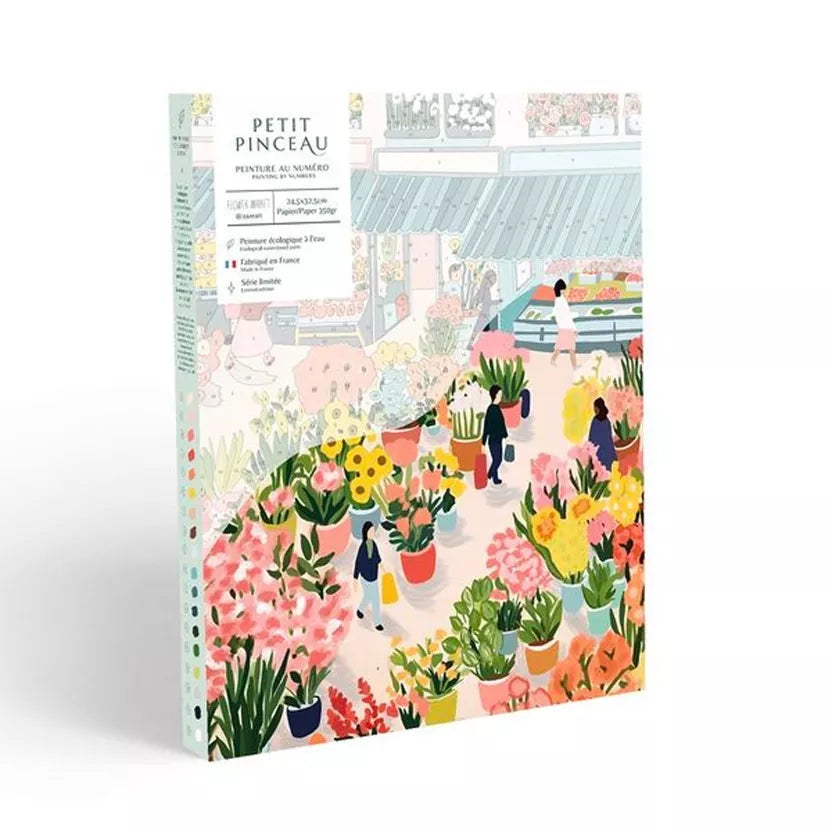 Kit de peinture au numero flower market