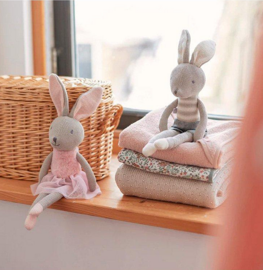 peluche lapin tutu rose