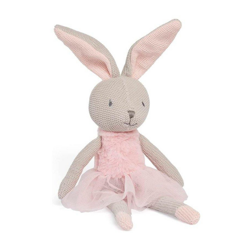 peluche lapin tutu rose