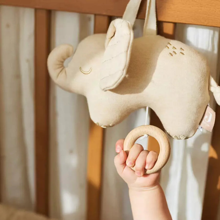 peluche musicale éléphant