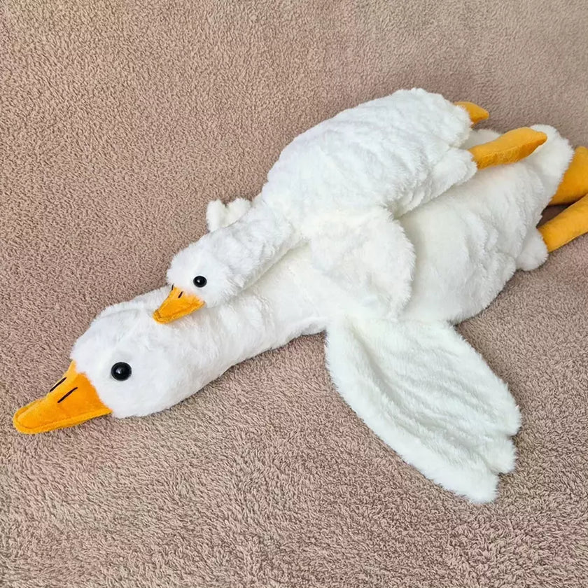 Peluche oie blanche